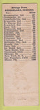 Matchbook Cover - Kanne's Restaurant Bar Rensselaer IN low phone # WEAR'