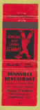 Matchbook Cover - Dunnville Restaurant ON Chinese