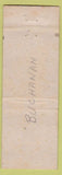 Matchbook Cover - Falck's Drugs New Castle IN Low phone # WORN'