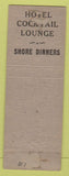 Matchbook Cover - Testa's Hotel rEstaurant Palm Beach FL Low Phone #'
