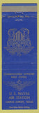 Matchbook Cover - US Naval Air Station Corpus Christi TX military