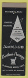 Matchbook Cover - Courtland Drugs Milwaukee WI SAMPLE