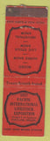 Matchbook Cover - 1937 Pacific Livestock Exposition Portland OR