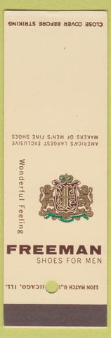 Matchbook Cover - Freeman Shoes for men SAMPLE