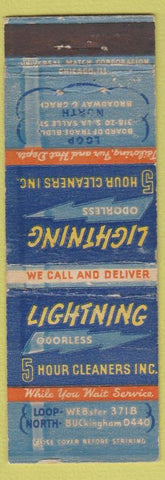 Matchbook Cover - 5 Hour Cleaners Chicago IL WEAR