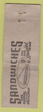 Matchbook Cover - Trailway Grill Blackwell OK low phone # WORN
