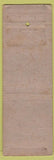 Matchbook Cover - FH King Shell Oil gas UNIVERSAL LONG WORN