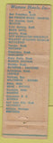 Matchbook Cover - Hotel Sir Francis Drake San Francisco CA WEAR