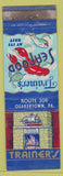 Matchbook Cover - Trainer's Seafood Quakertown PA lobster