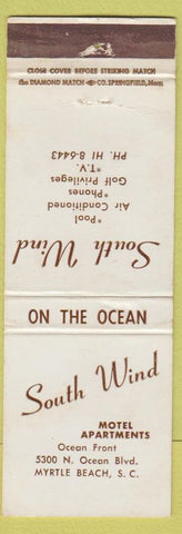 Matchbook Cover - Manning Motel Superior WI