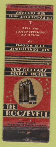 Matchbook Cover - Hotel Roosevelt New Orleans LA WEAR