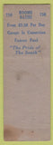 Matchbook Cover - Hotel Roosevelt New Orleans LA WEAR