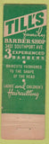 Matchbook Cover - Leviton's Drugs Chicago? Barber Shop WORN