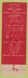Matchbook Cover - Hotel Sherman Chicago IL