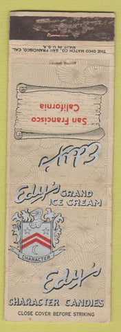 Matchbook Cover - Edy's Candy San Francisco CA WEAR