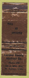 Matchbook Cover Larimer County Abstract Title Fort Collins Colorado CO low phone
