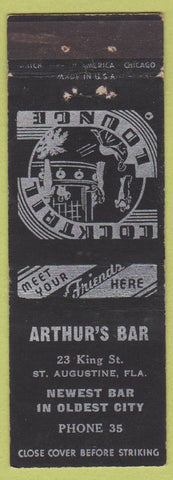 Matchbook Cover - Arthur's Bar ST Augustine FL low phone #