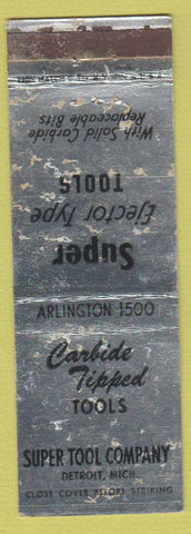 Matchbook Cover - Carbide Tipped Tools Detroit MN WORN