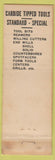 Matchbook Cover - Carbide Tipped Tools Detroit MN WORN