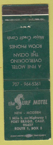 Matchbook Cover - Surf Motel Fort Bragg CA