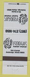 Matchbook Cover - Kobuk Hotel Motel Anchorage AK