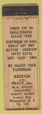 Matchbook Cover - Keough Pratt Real Estate Insurance Woonsocket RI
