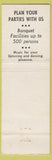 Matchbook Cover - Towne House Restaurant Denver Colorado CO