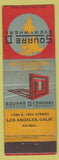Matchbook Cover - Square D Electrical Equipment Los Angeles CA