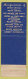 Matchbook Cover - Square D Electrical Equipment Los Angeles CA