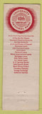 Matchbook Cover - University National Bank Minneapolis MN