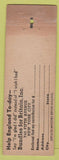 Matchbook Cover - Bundles for Britain WWII War Relief NYC