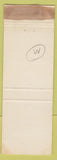 Matchbook Cover - Maysville Motel Zanesville OH WORN TAPED