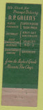 Matchbook Cover - Smith Sharpe Co Minneapolis MN Refractory