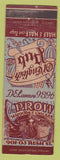 Matchbook Cover - The Prow Restaurant Chicago IL Arrow WEAR