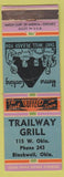 Matchbook Cover - Trailway Grill Blackwell OK WEAR