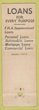 Matchbook Cover - Indiana Trust Co Indianapolis IN