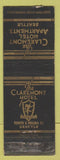 Matchbook Cover - Claremont Hotel Seattle WA