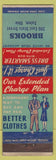Matchbook Cover - Brooks Clothing Store Salem OH WEAr