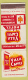 Matchbook Cover - Villa Capri Austin TX WORN