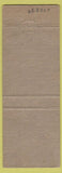 Matchbook Cover - Algonquin Club Bridgeport CT WORN