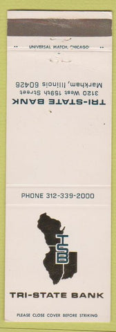 Matchbook Cover - Tri State Bank Markham IL WEAR