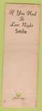 Matchbook Cover - Hank & Jerry's liquor Atlanta GA WORN