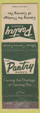 Matchbook Cover - Pantry Markets Grocery