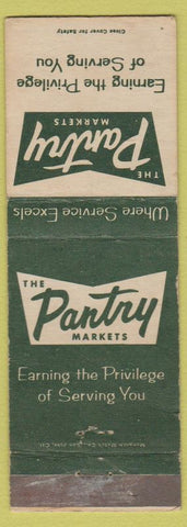 Matchbook Cover - Pantry Markets Grocery