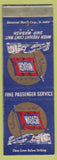 Matchbook Cover - Wabash Railroad