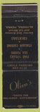 Matchbook Cover - Olivo's Restaurant Altoona PA