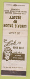 Matchbook Cover - Linda's Salon of Beauty Oakland CA
