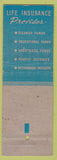 Matchbook Cover - Roy Buck Insurance Loveland Colorado CO