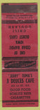 Matchbook Cover - 3 Deuces Cafe Schlitz Beer WEAR ARROW