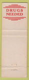 Matchbook Cover - LaSalle Pharmacy Drugs Chicago IL